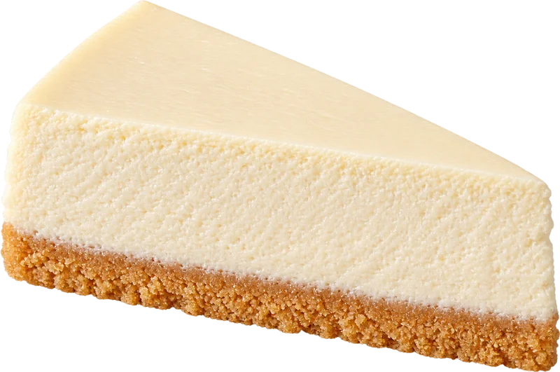 Fatia de cheesecake sabor Plain